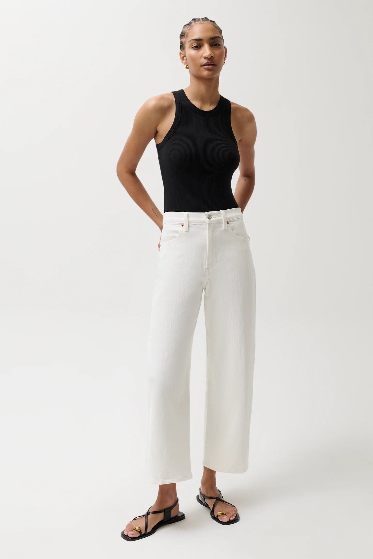 Pistola Kyra Ankle Jeans - Antique White