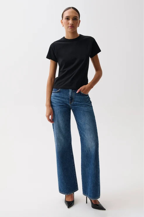 Larsen Relaxed Flare Jean - Darling