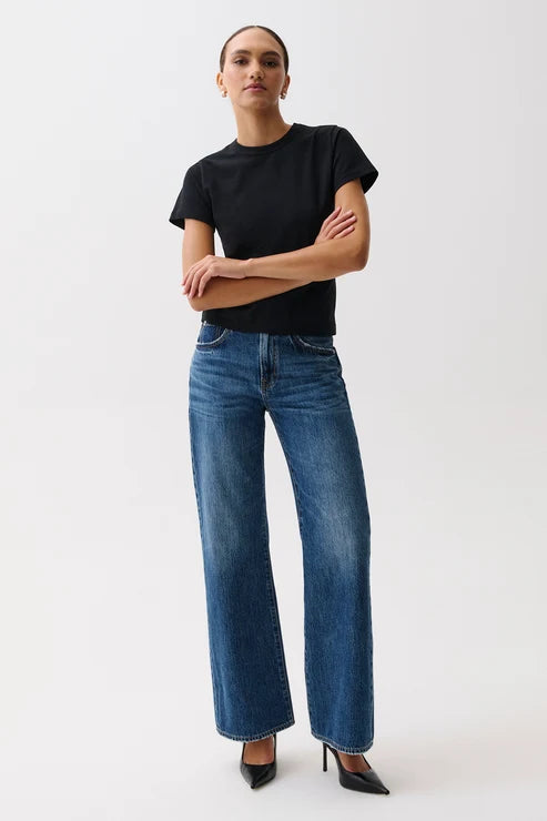 Larsen Relaxed Flare Jean - Darling