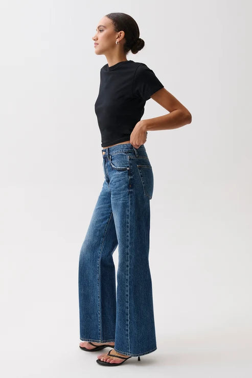 Larsen Relaxed Flare Jean - Darling