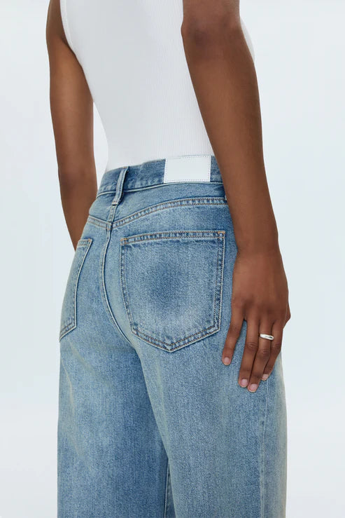 Hendrix High Rise Baggy Jean - Apprentice Distressed