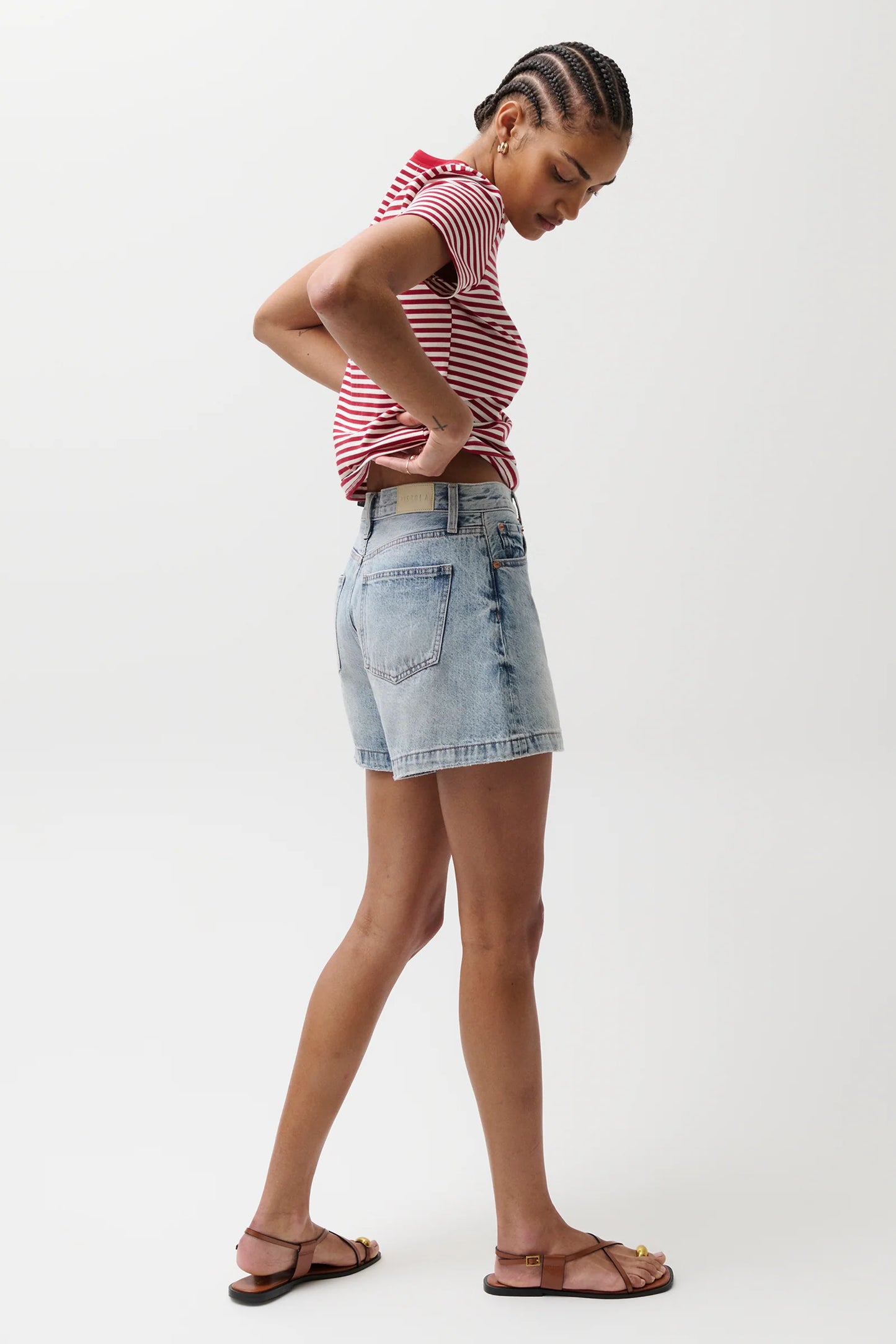 Pistola High Rise Short - French Riviera