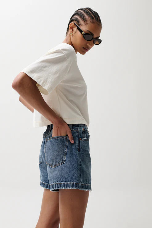 Pistola Saige High Rise A-Line Shorts - Wishbone