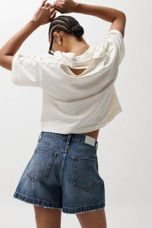 Pistola Saige High Rise A-Line Shorts - Wishbone