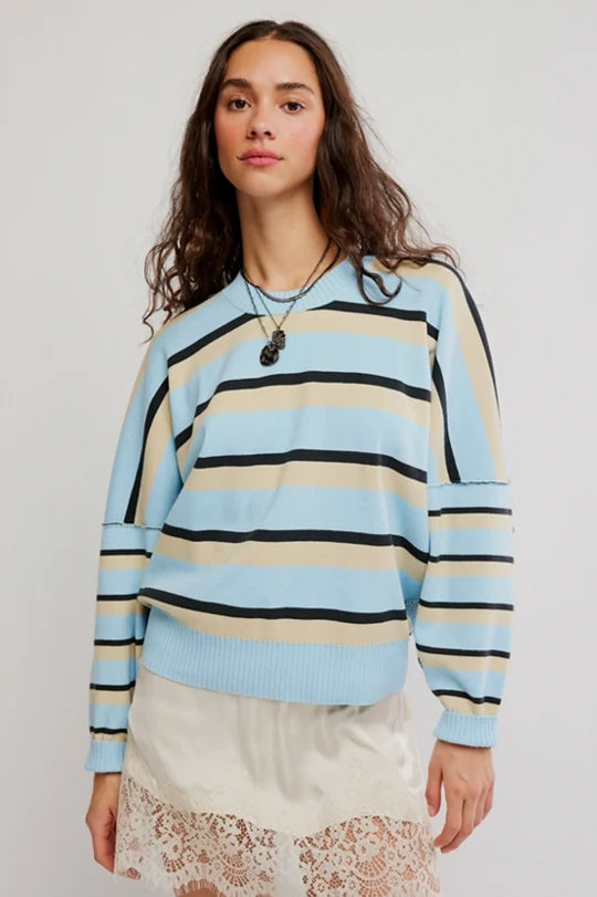 Striped Alma Pullover