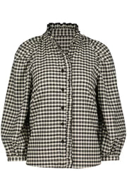 Sisley Plaid Blouse