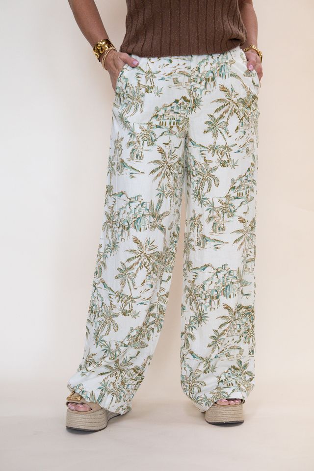 Overlook Tiki Tide Linen Pant
