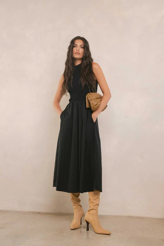 Elsie Maxi Dress - Black