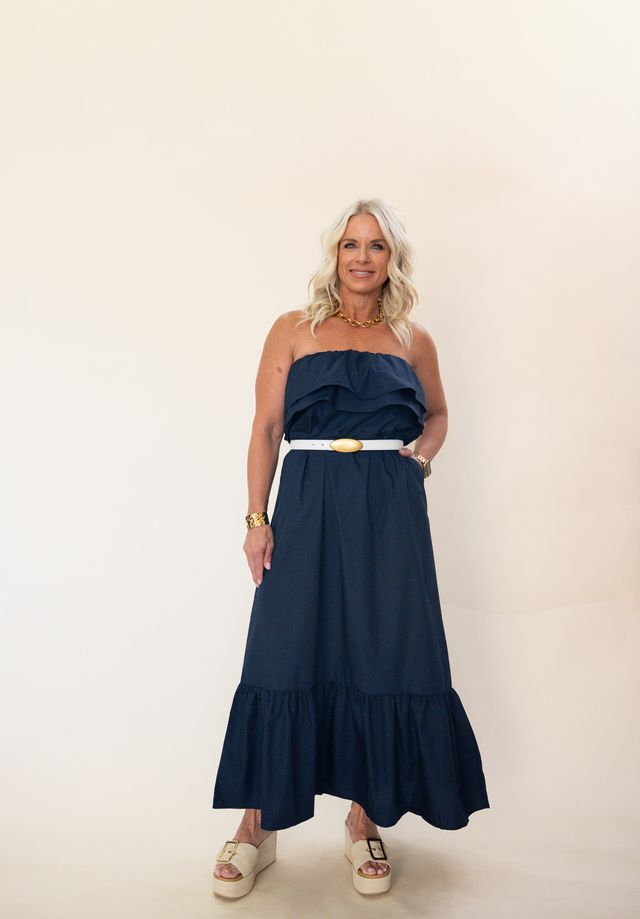 Como Strapless Dress