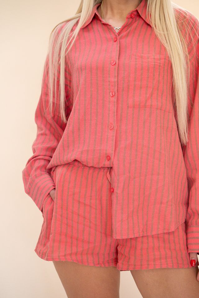 The Perfect Striped Button Up - Gelato