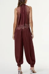 Elidi Harem Pant - Sepia