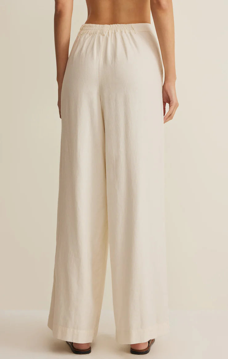 Overlook Linen Pant- Cloud