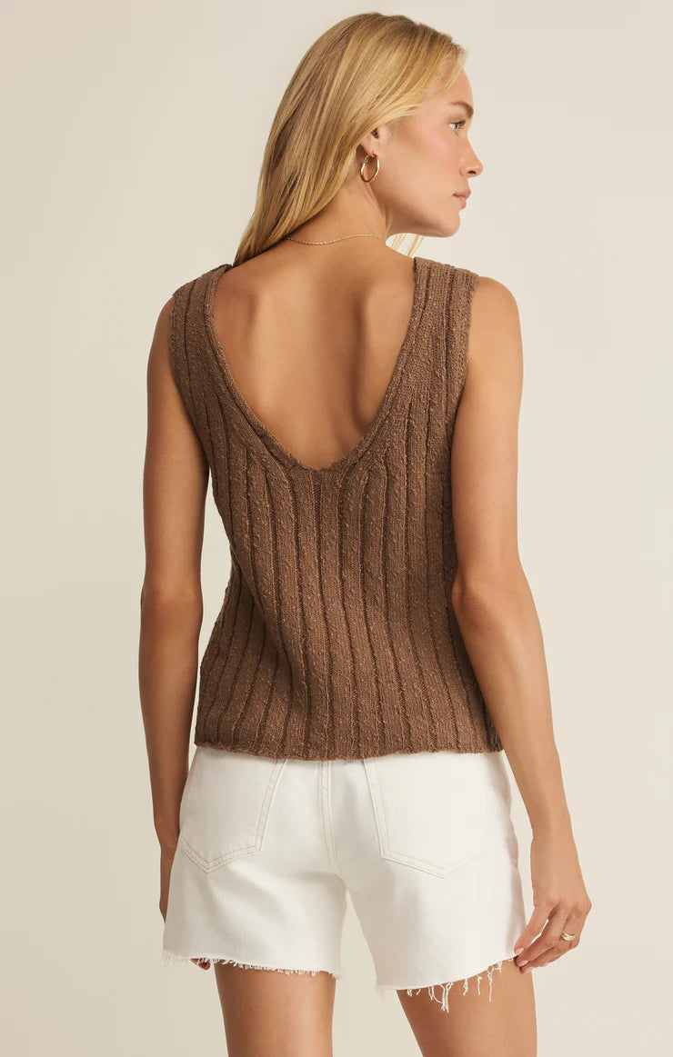 Acadia Sweater Tank - Palo Santo