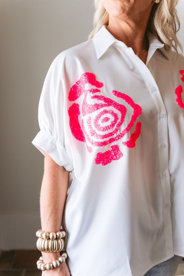 Neon Bloom Top