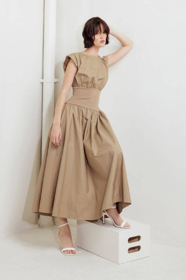 Mocha Midi Dress