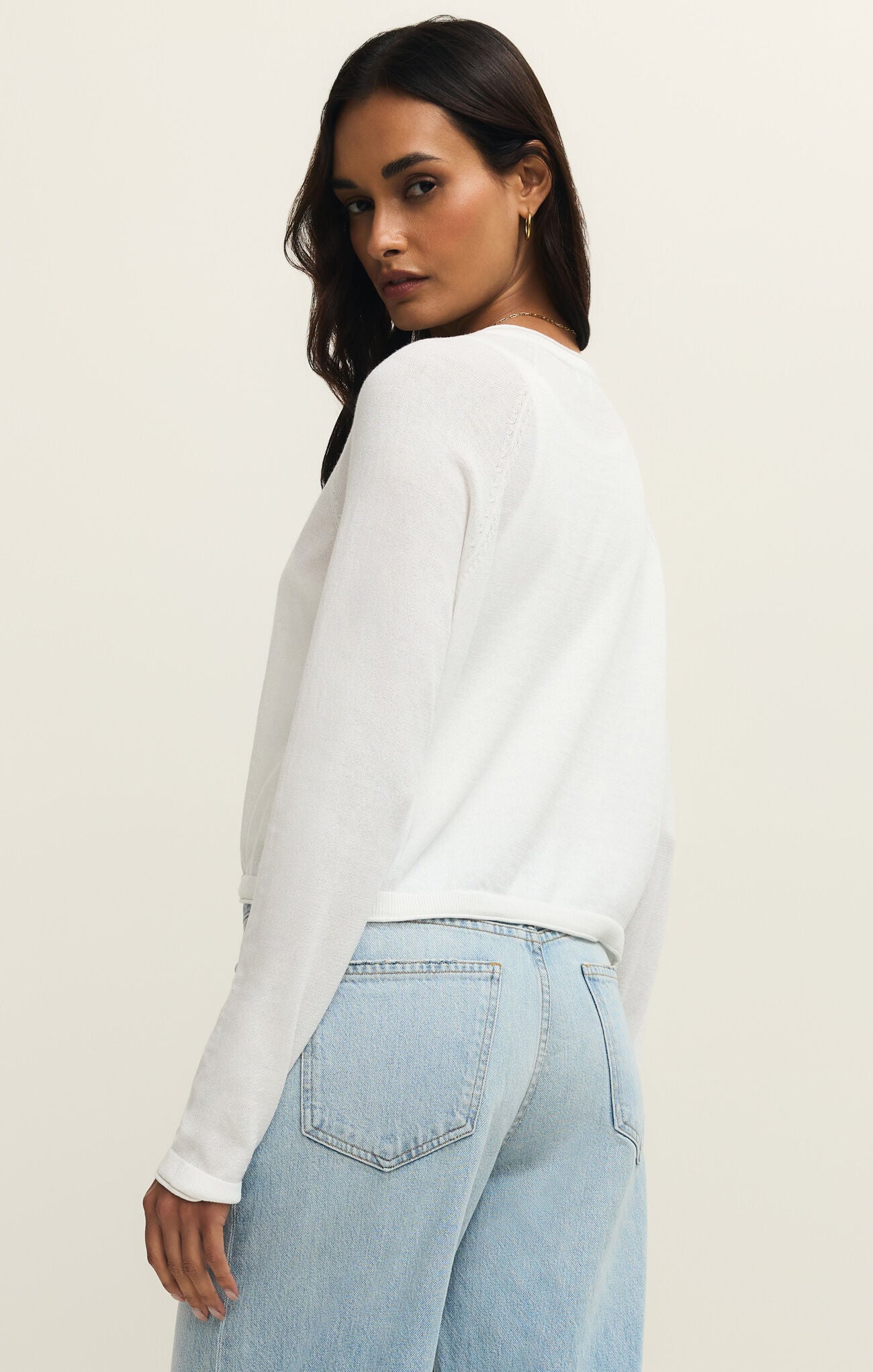 Z Supply Perfect Layer Cardigan - White