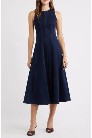 The Monroe Midi Denim Dress