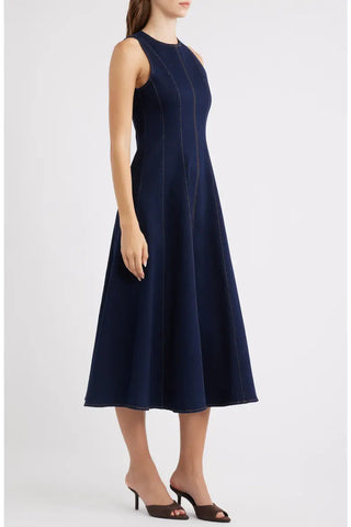The Monroe Midi Denim Dress