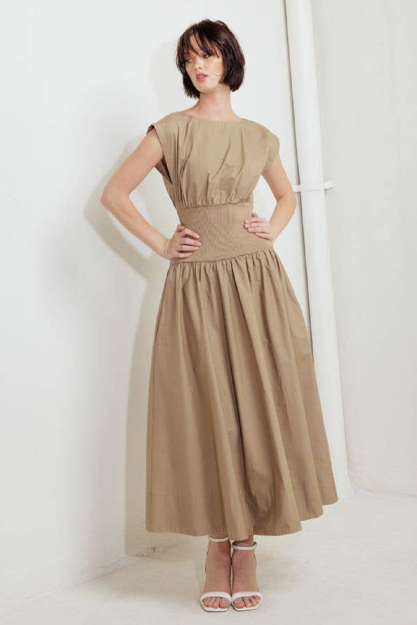 Mocha Midi Dress
