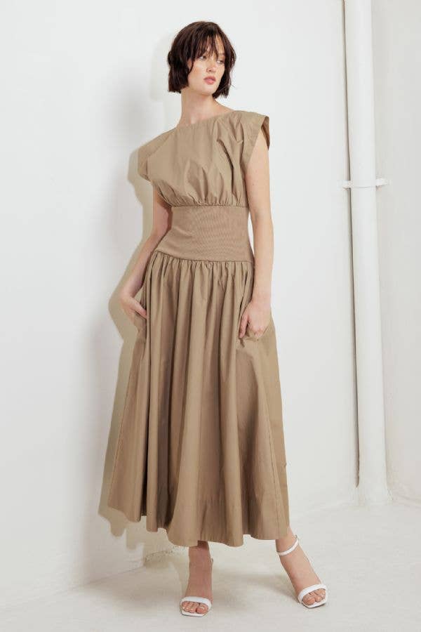 Mocha Midi Dress