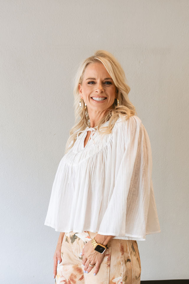 White Clovicia Blouse