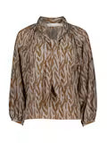 Modernist Tie Neck Blouse