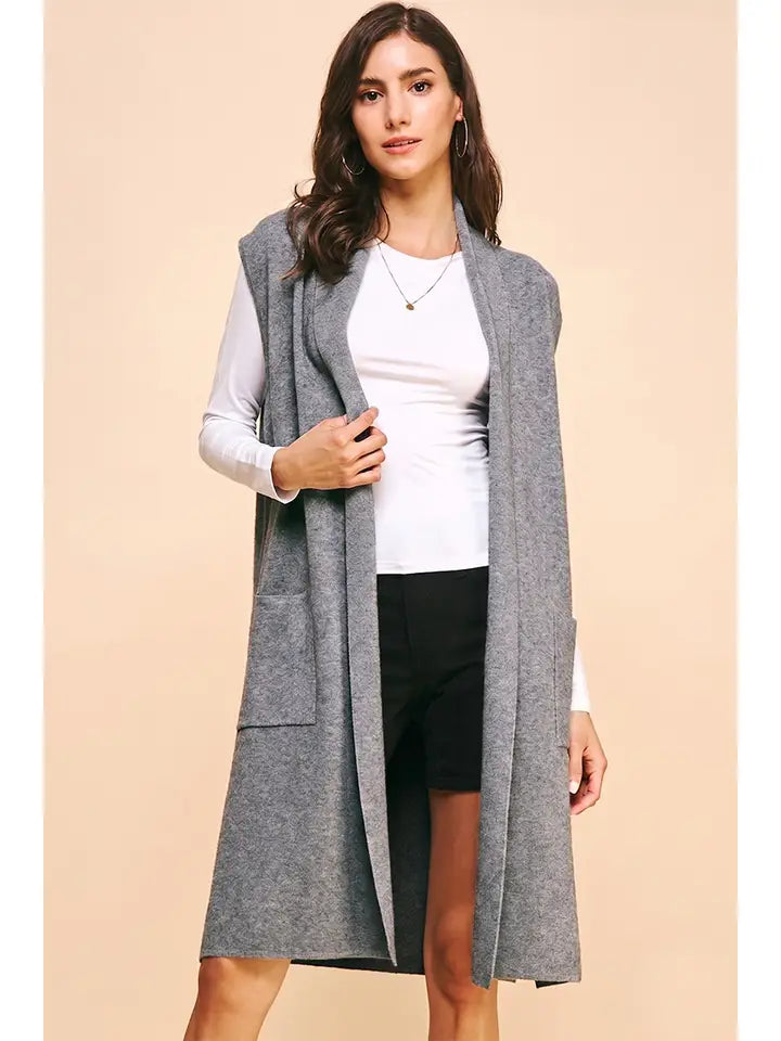 The Everly Long Vest
