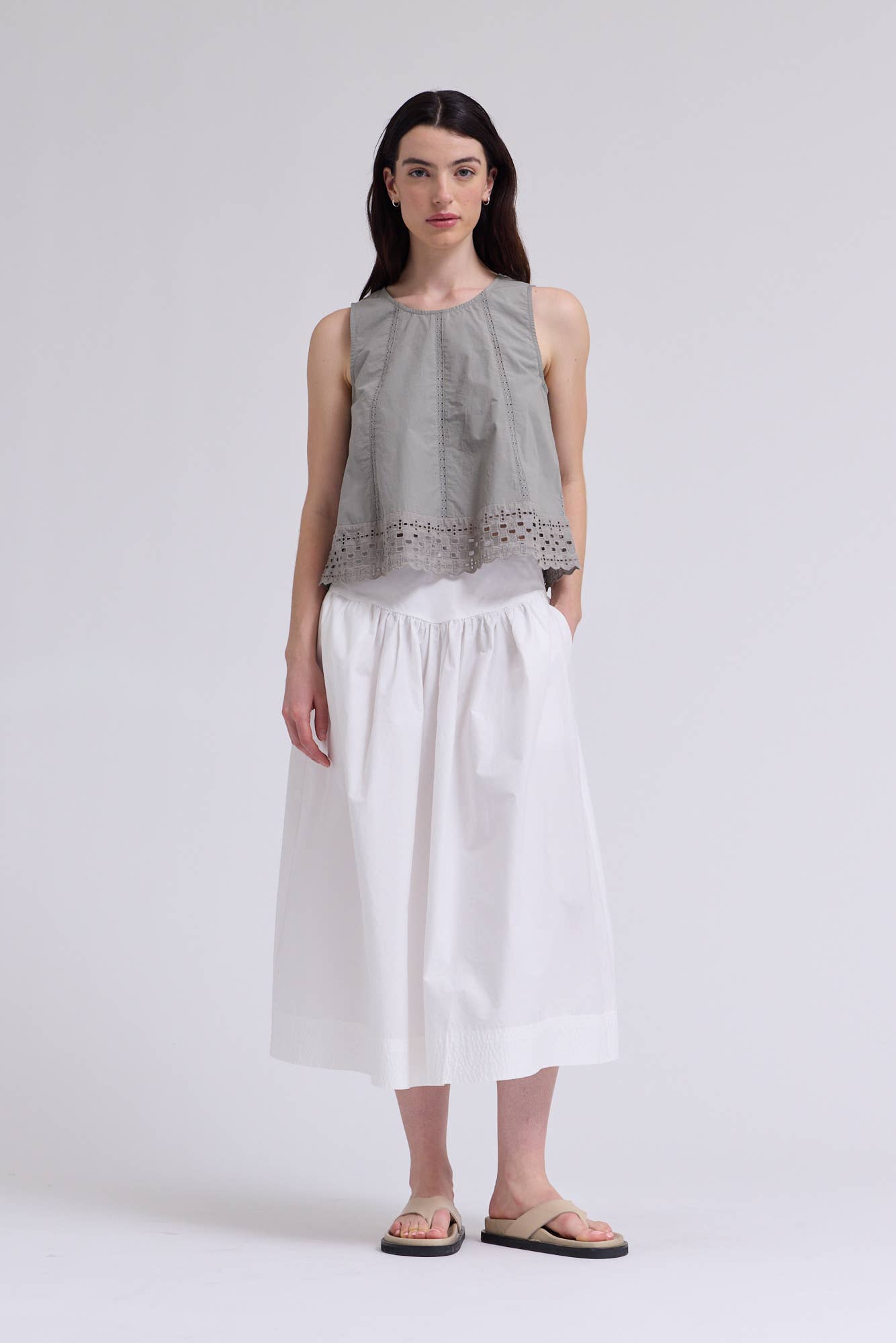 LACE INSET TANK