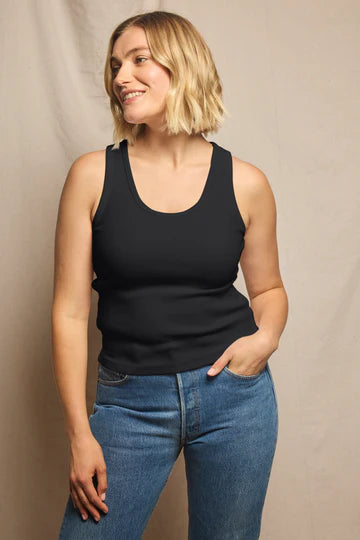 Perfect White Tee - Debbie - True Black