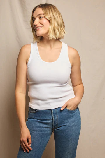 Perfect White Tee - Debbie - White