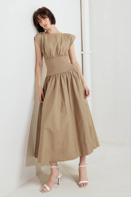 Mocha Midi Dress