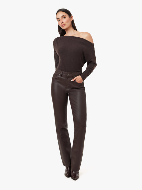 Logan Coated Bootcut Jean