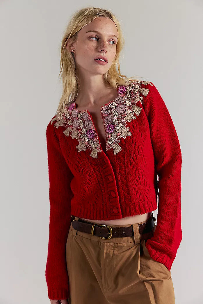 FP One Pixie Cardi - Red