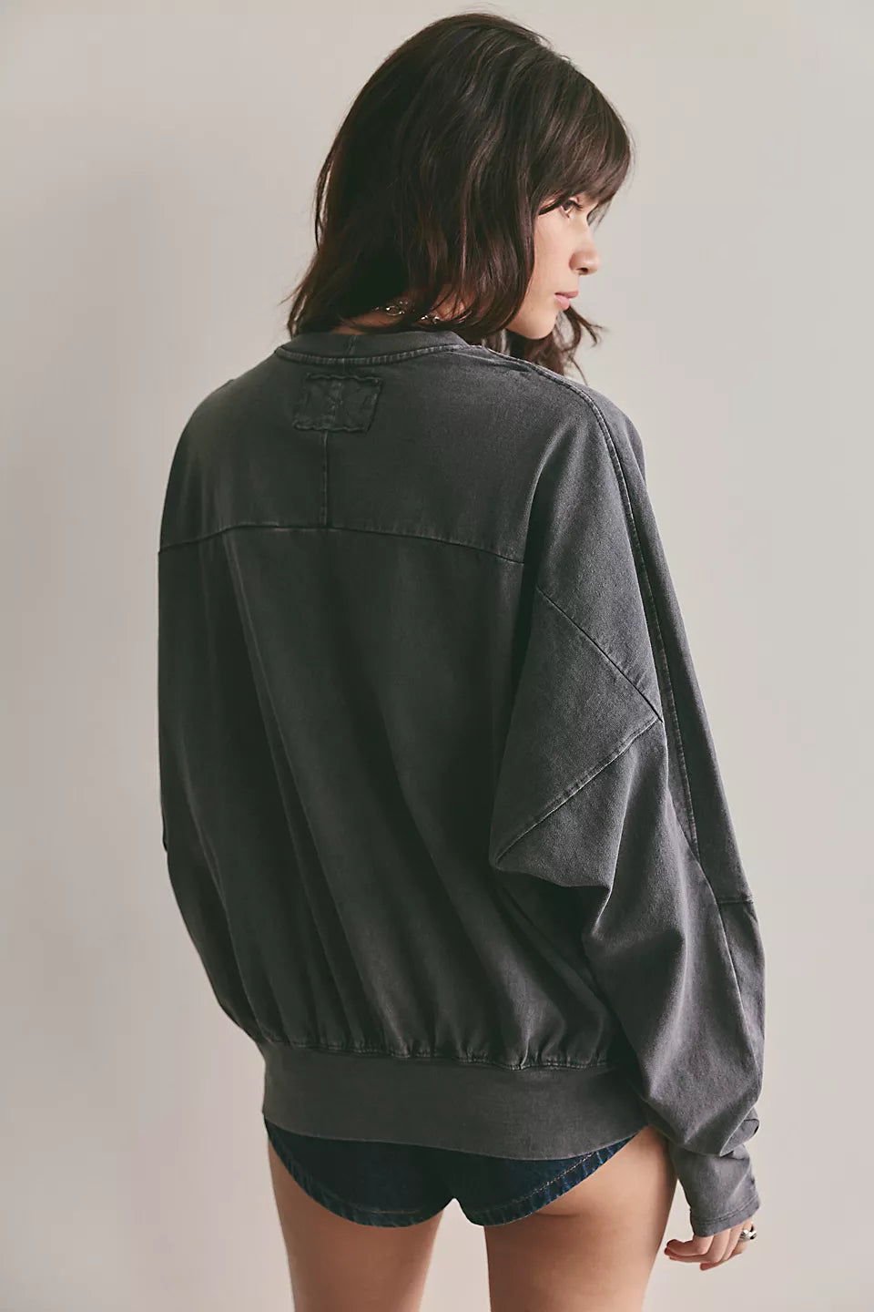 Epic Long Sleeve Top - Washed Black