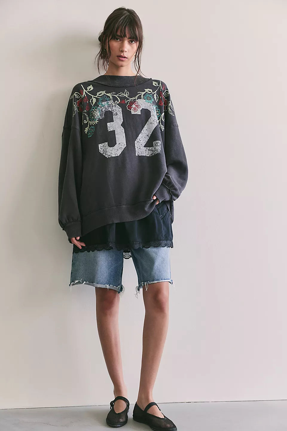 Palm Spring Turtle Graphic Top