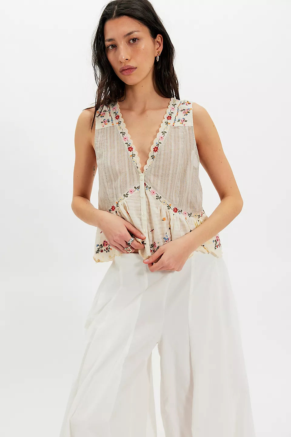 Free People Ellis Blouse