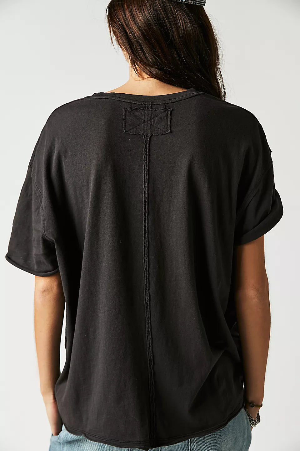 Free People Nina Tee - Black