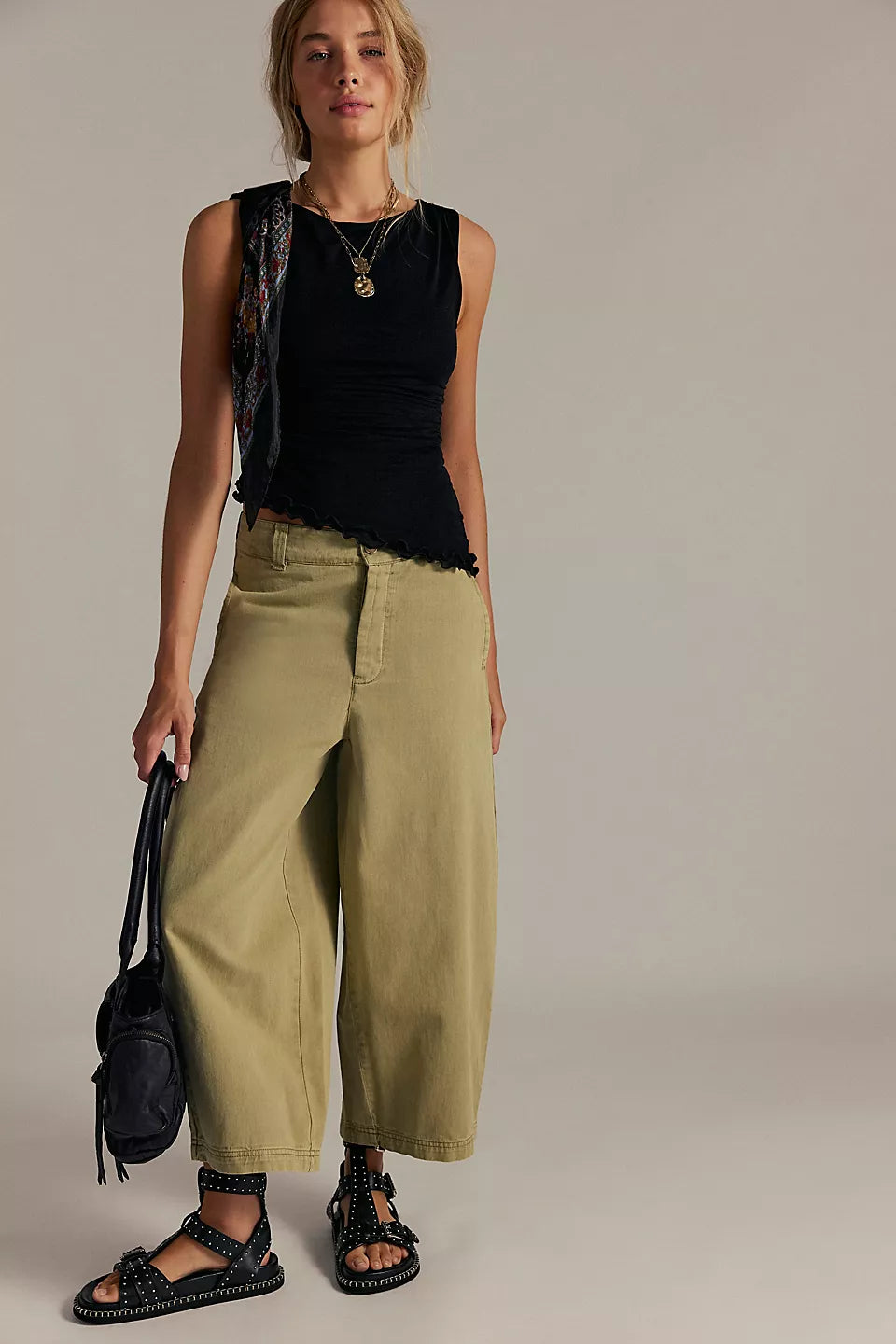We The Free Lay Down Chino Trousers - Aloe