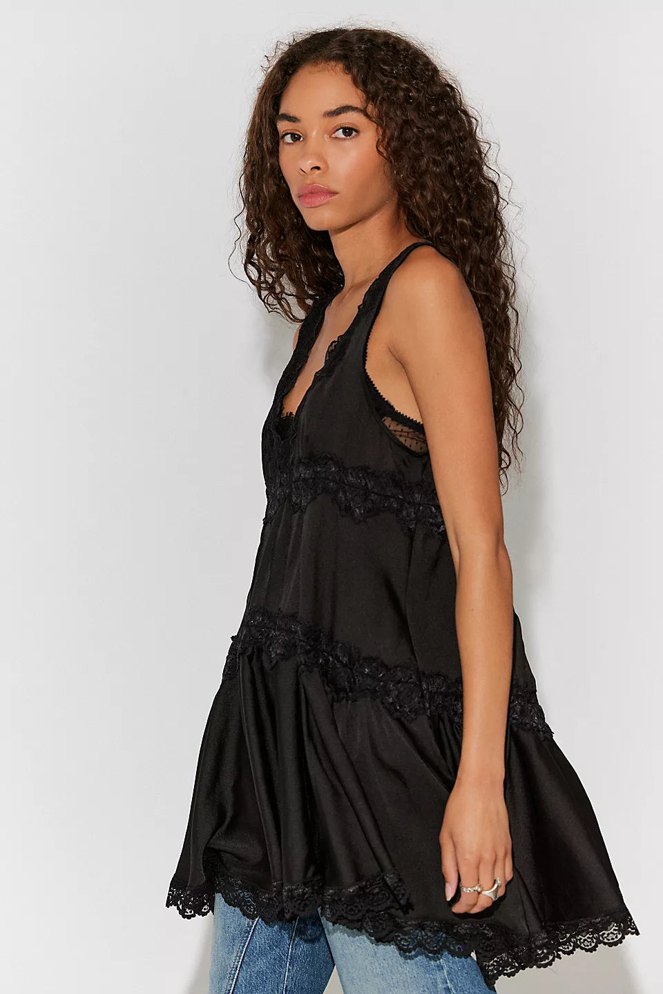 Free People In the Groove Mini Slip