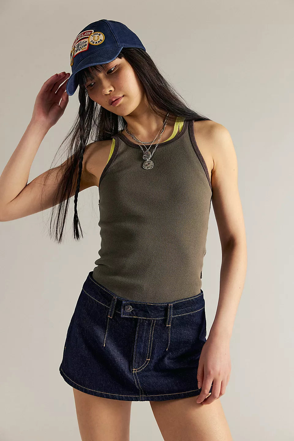 Galivanting Denim Skort