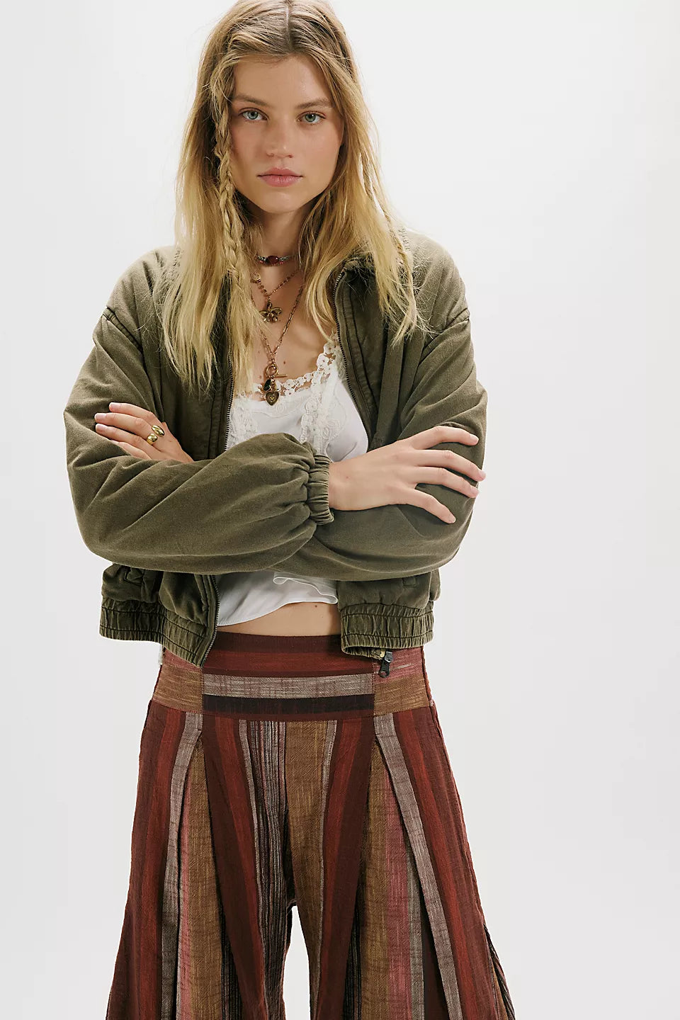 Birdie Washed Jacket - Olive Green