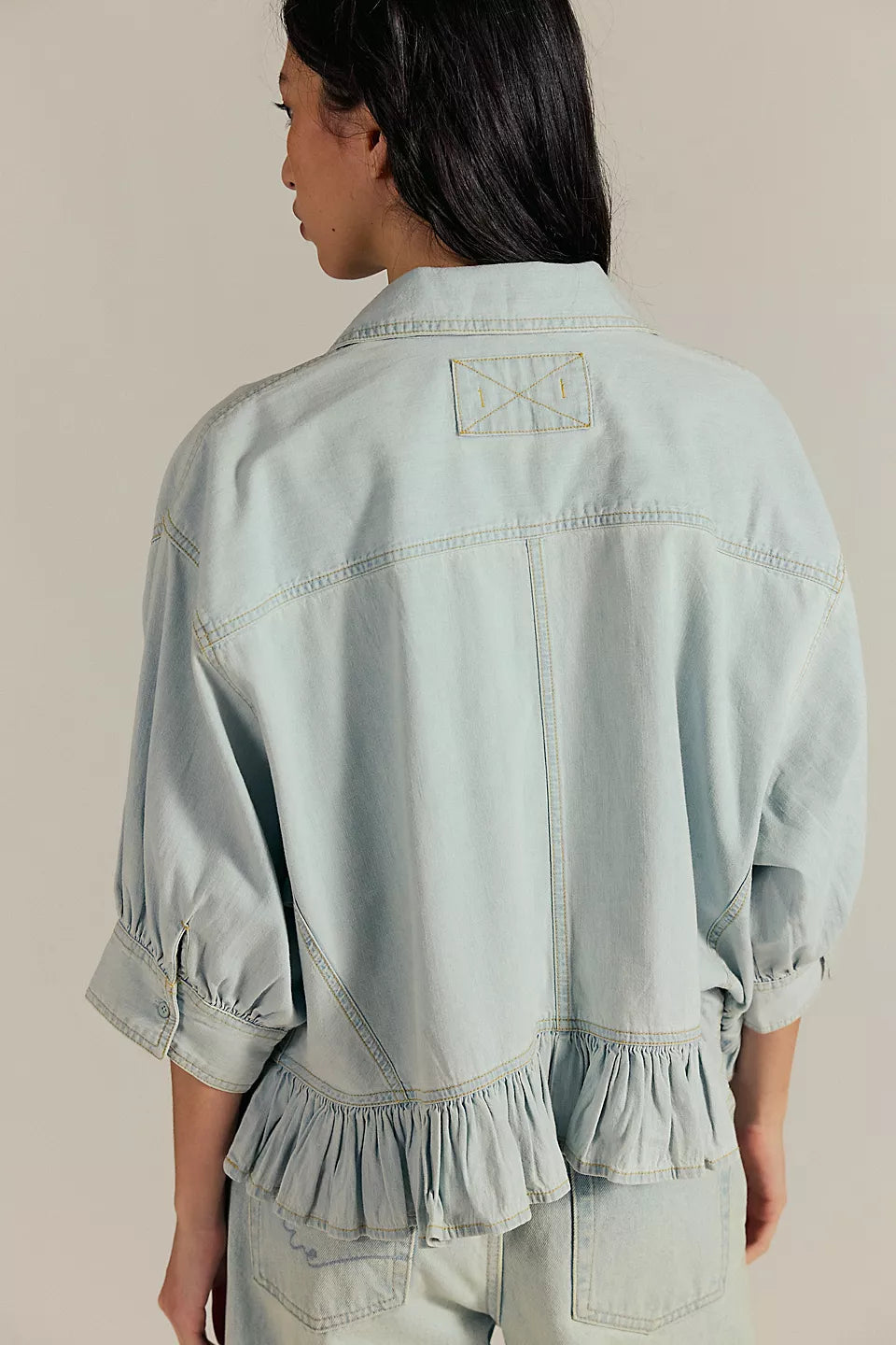 Free People Bailey Denim Shirt