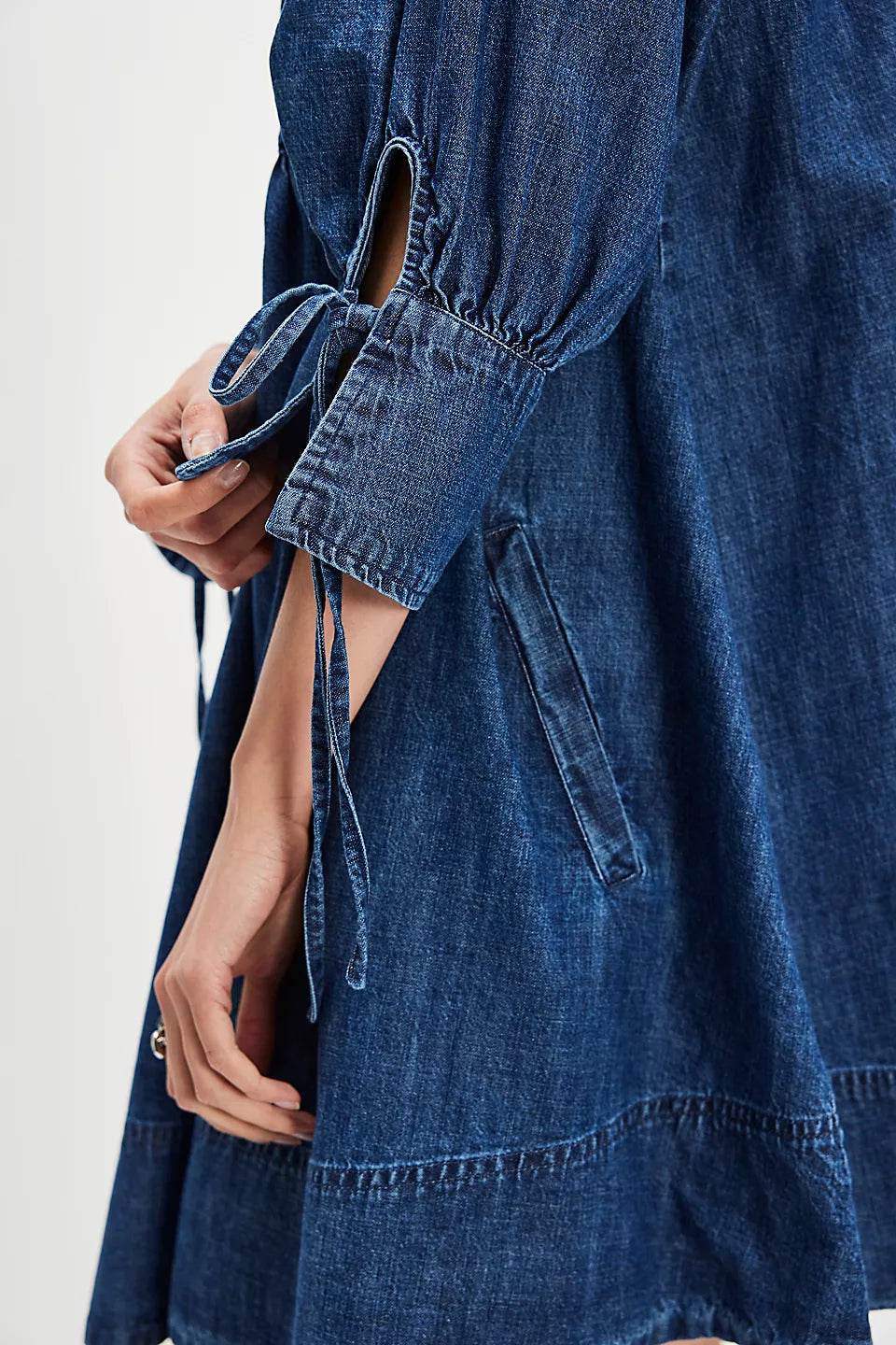 Free People Sonora Denim Mini Dress