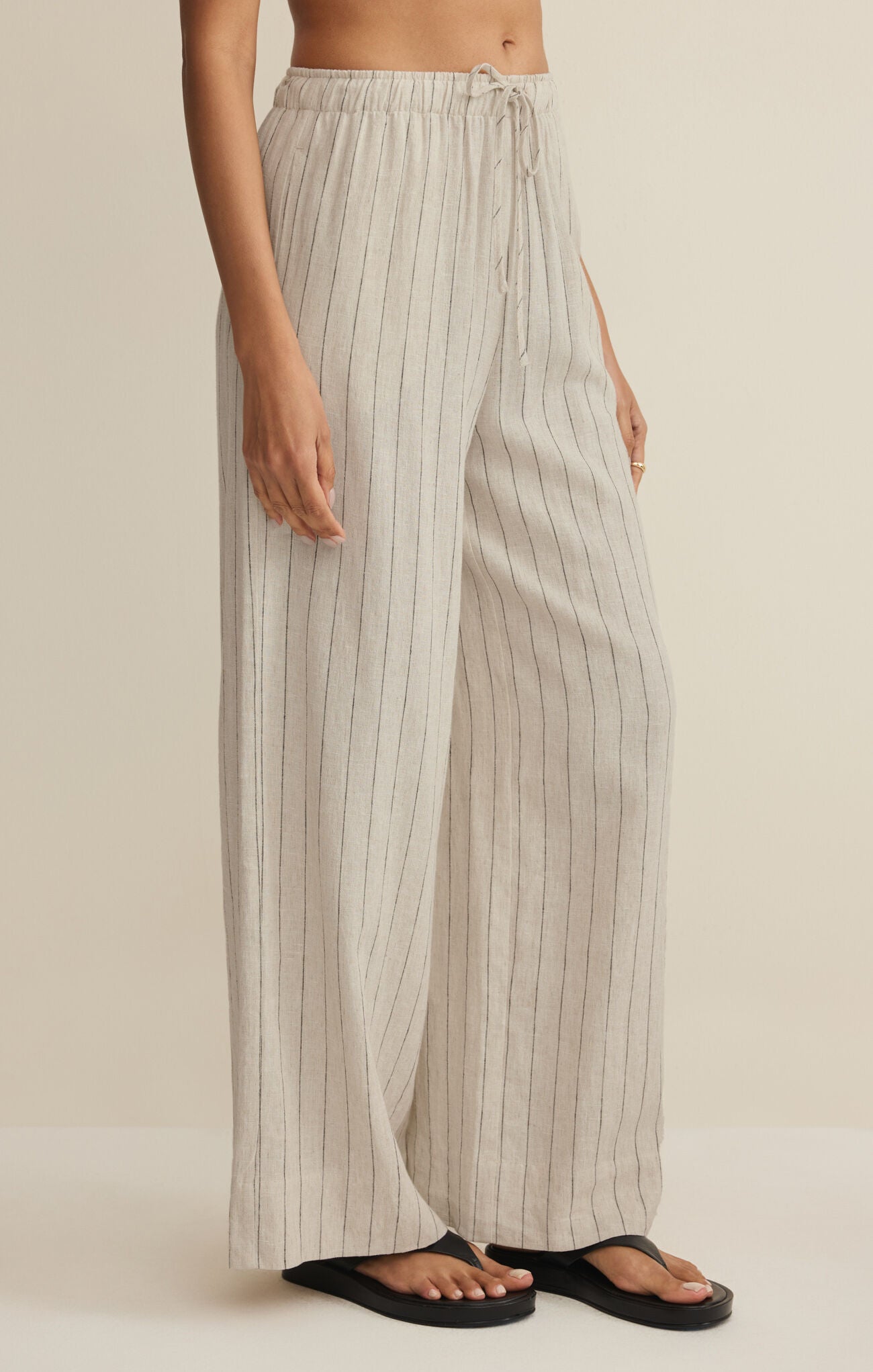 Henri Striped Wide Leg Pant