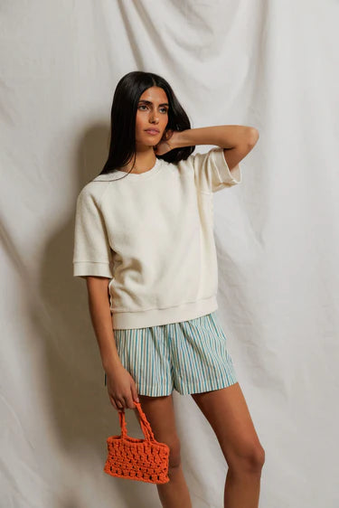 Ziggy Short Sleeve - Bright Ivory