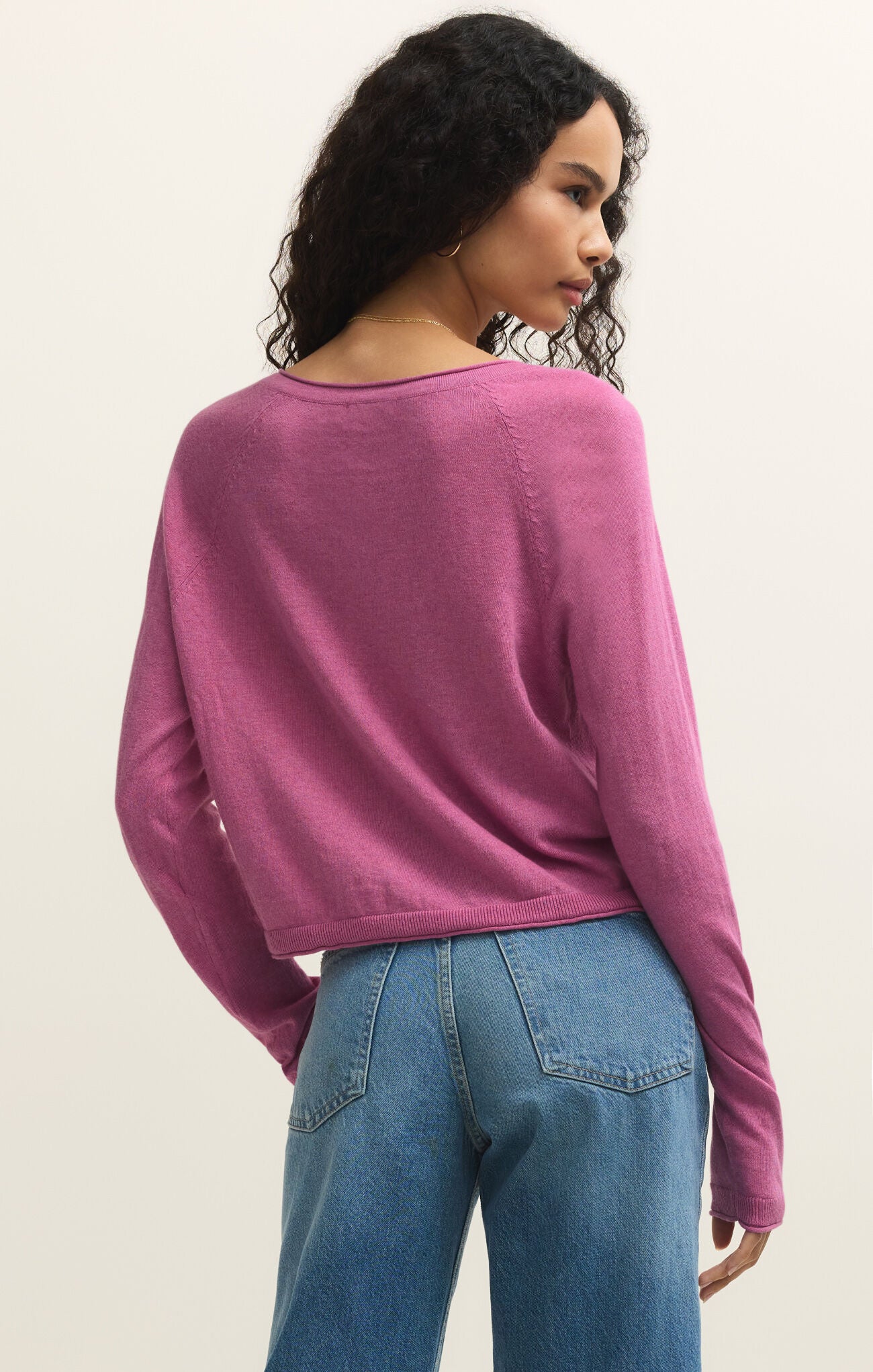 Z Supply Perfect Layer Cardigan - Spanish Rose