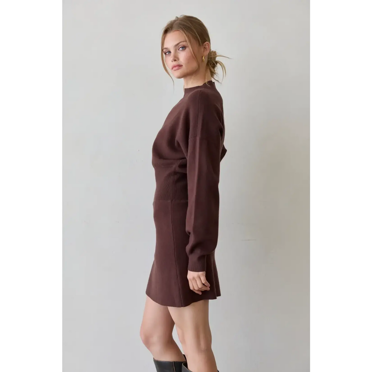 Lindsey Cinch Waist Mini Dress