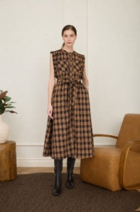 The Autum Stroll Midi Dress