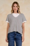 Short Sleeve Layered Top