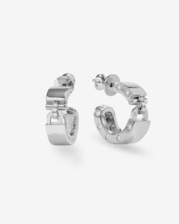 Ashley Lock Huggies Earrings